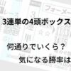 3連単の4頭ボックスって何通りでいくら？確率はどうなる？